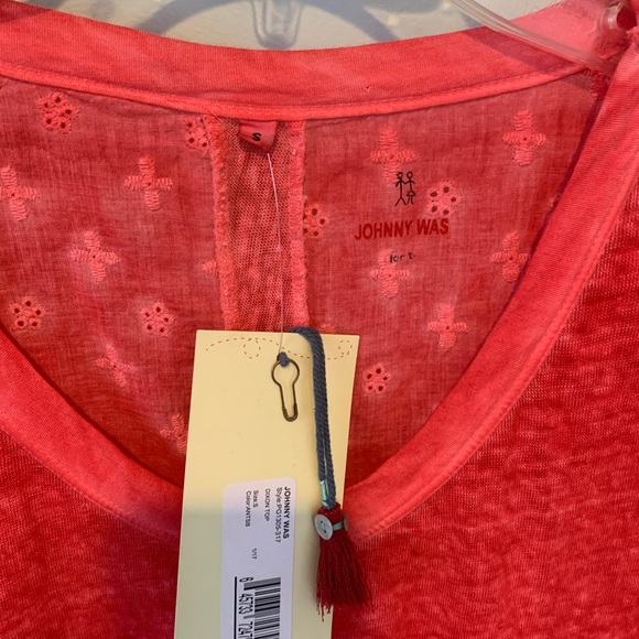 Johnny Was Dixon Long Sleeve Tunic Top - Picture 4 of 8